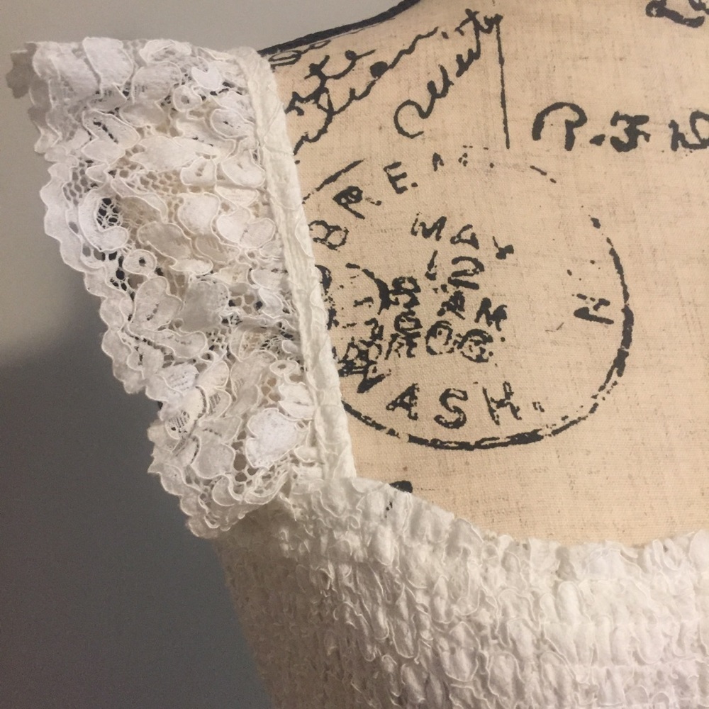 Anthropologie Maeve Anastasi Smock Lace Dress S - Picture 4 of 6